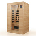 Infrared Sauna Built for Home Wellness, European Aspen Wood, 5 Low-EMF Carbon Panels, Bluetooth Speakers
